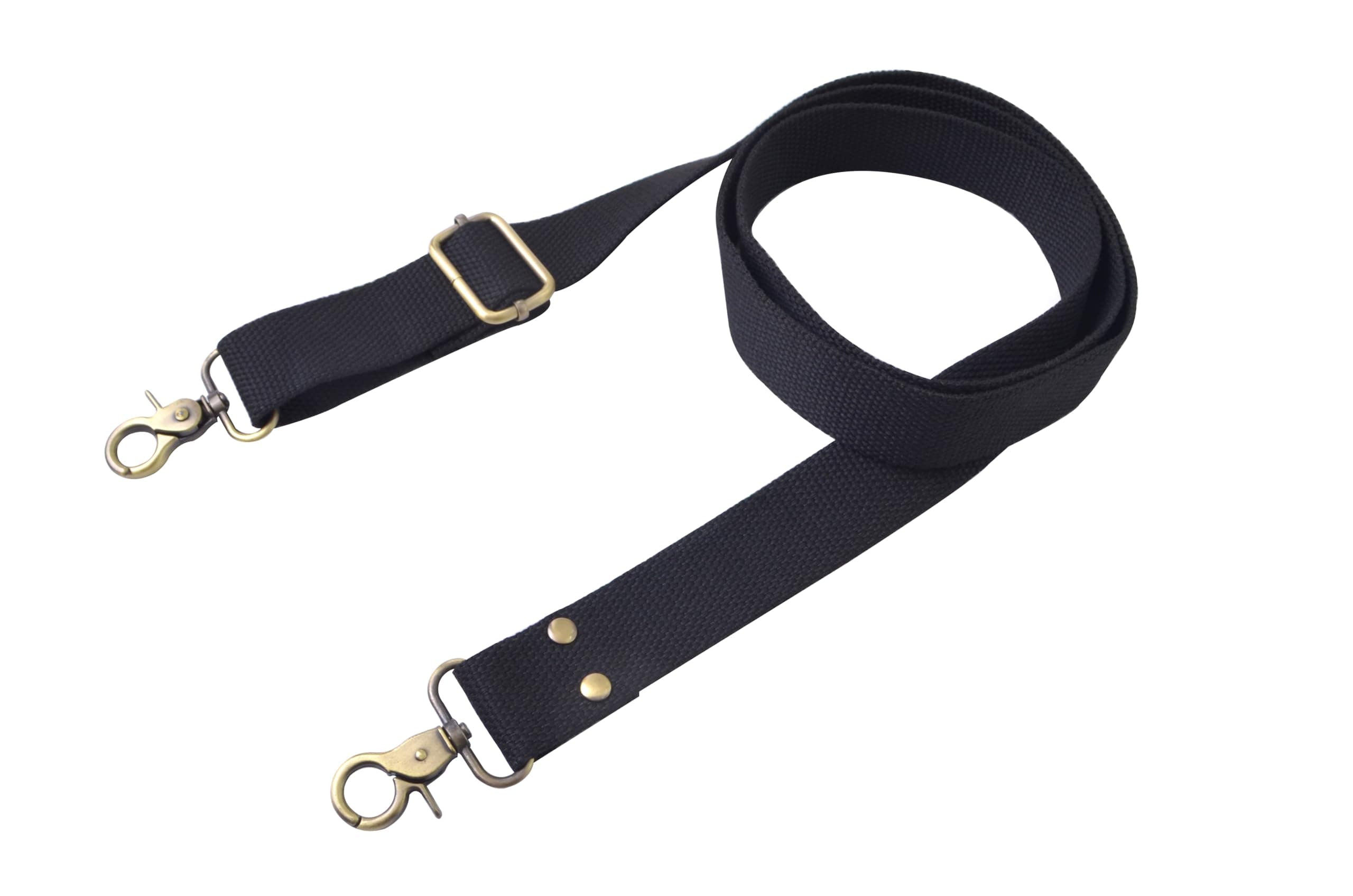 Wento 1pcs 31''-57'' Webbing Shoulder Cross Bag Strap (Black) WTD34