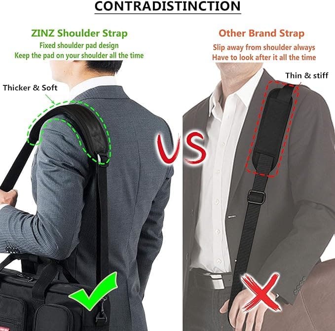 Padded Shoulder Strap Replacement for ZINZ Bag