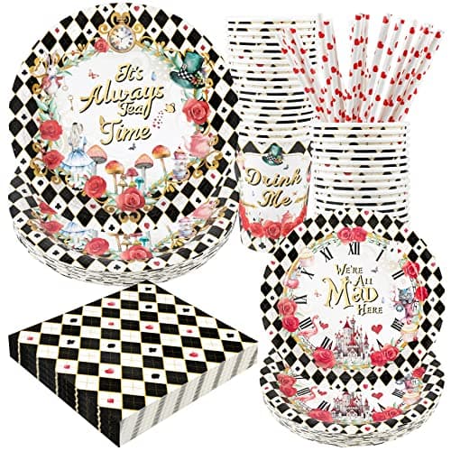 Camping Theme Party Supplies Set for 24 Guests — Alice
