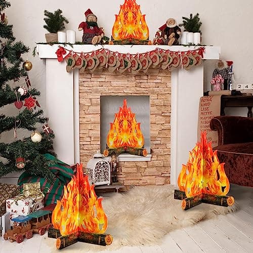 Glitter Camping Banner with 3D Campfire for Bachelorette Party