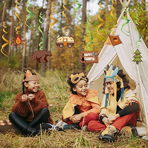 Happy Camper Camping Theme Decorations for Party Supplies