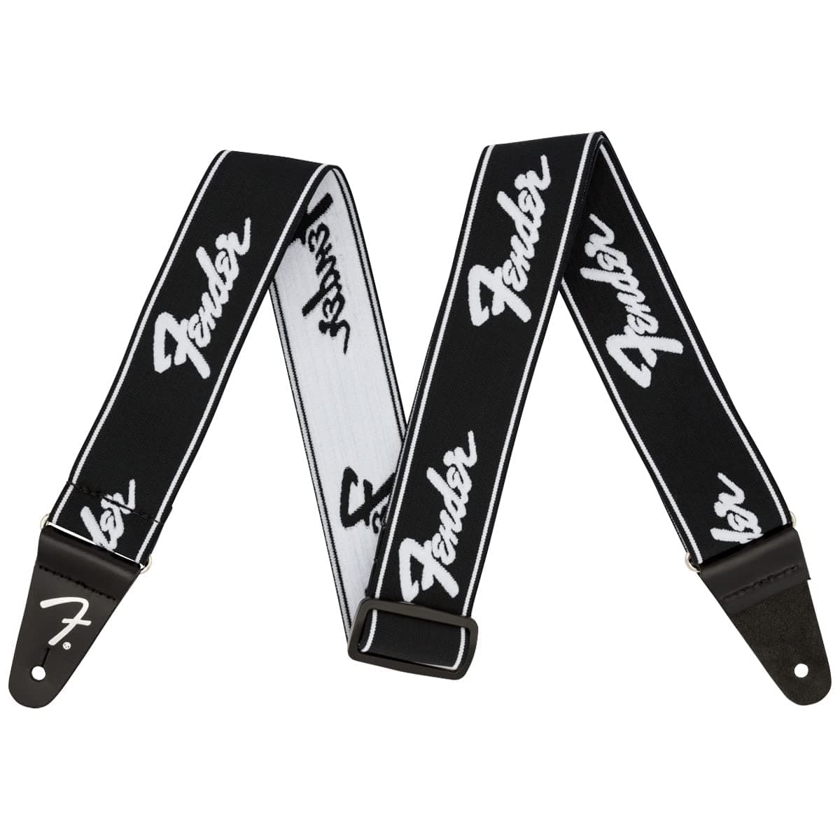 Fender WeighLess Running Logo Guitar Strap