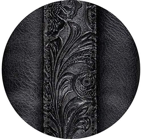 Neoprene Carbon Buckle Guitar Strap Soft Leather Bass/Electric/Acoustic — Black