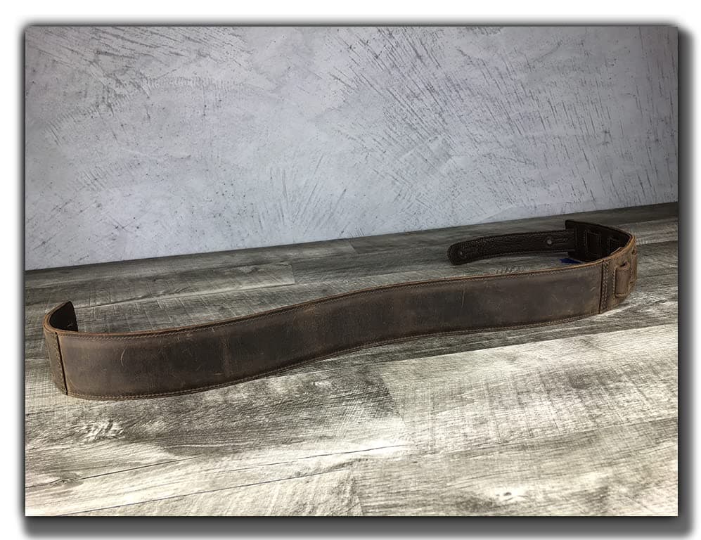 Full Grain Leather Guitar Strap 2 For Electric, Acoustic, and Bass Guitars (Whiskey Brown)
