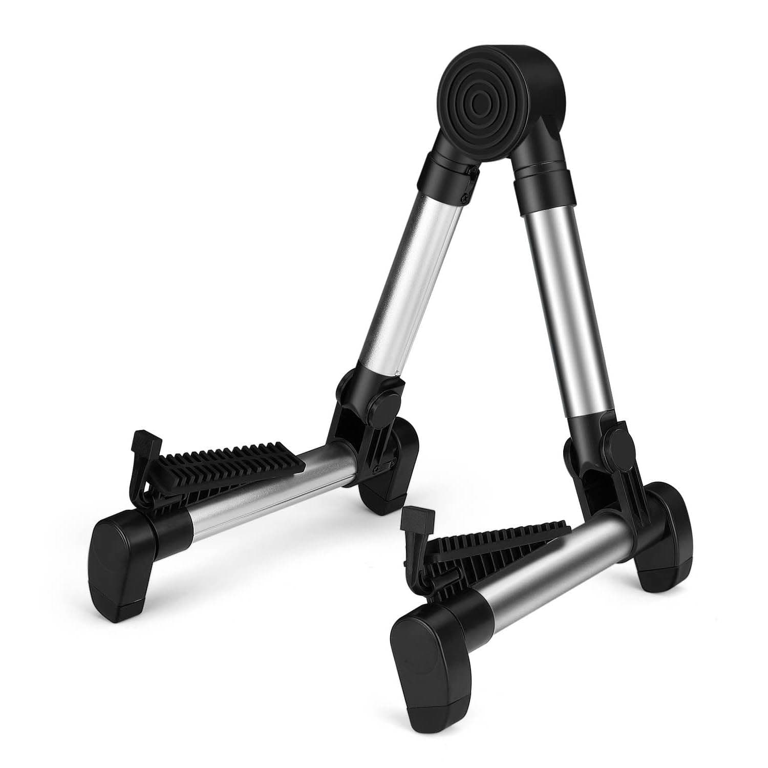 Portable Adjustable Guitar Stand for Acoustic, Electric, and Bass Guitars