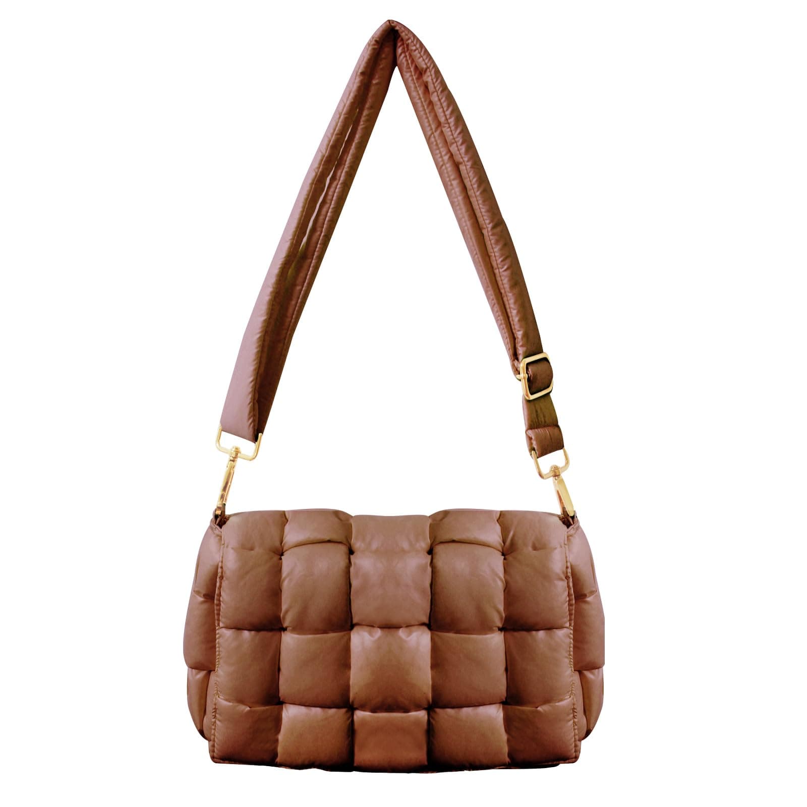 NAARIIAN Quilted Woven Puffer Hobo Bag for Women