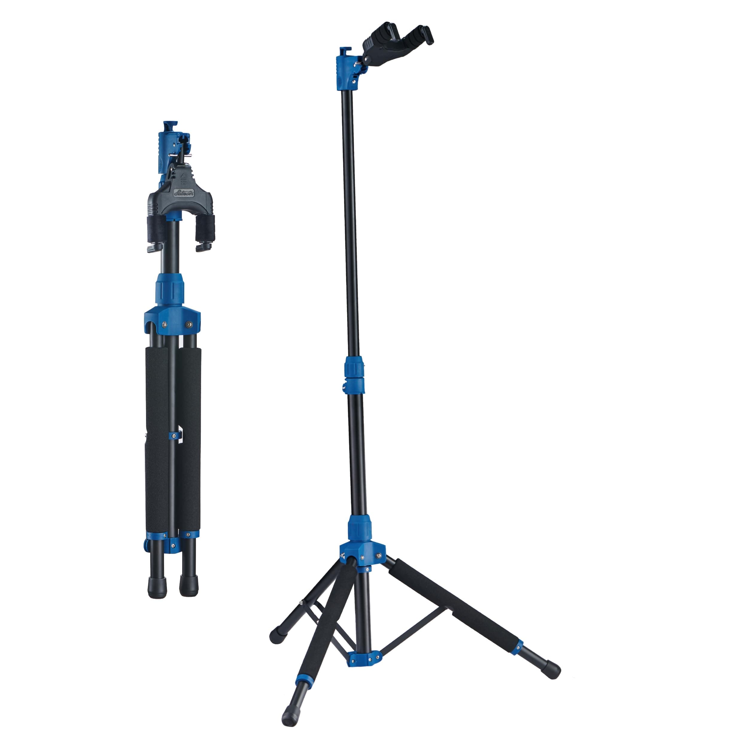 Auto-Lock Folding Guitar Stand for Bass, Acoustic, Electric & Classical Guitar or Ukulele