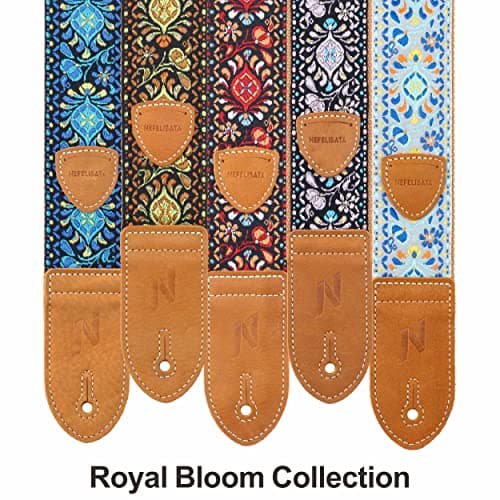 Vintage Nefelibata Guitar Strap with Free Bonuses - Best Gift for Guitarists
