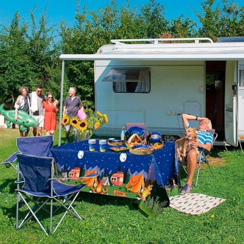 Happy Camper Camping Party Decorations Set for 20 Guests