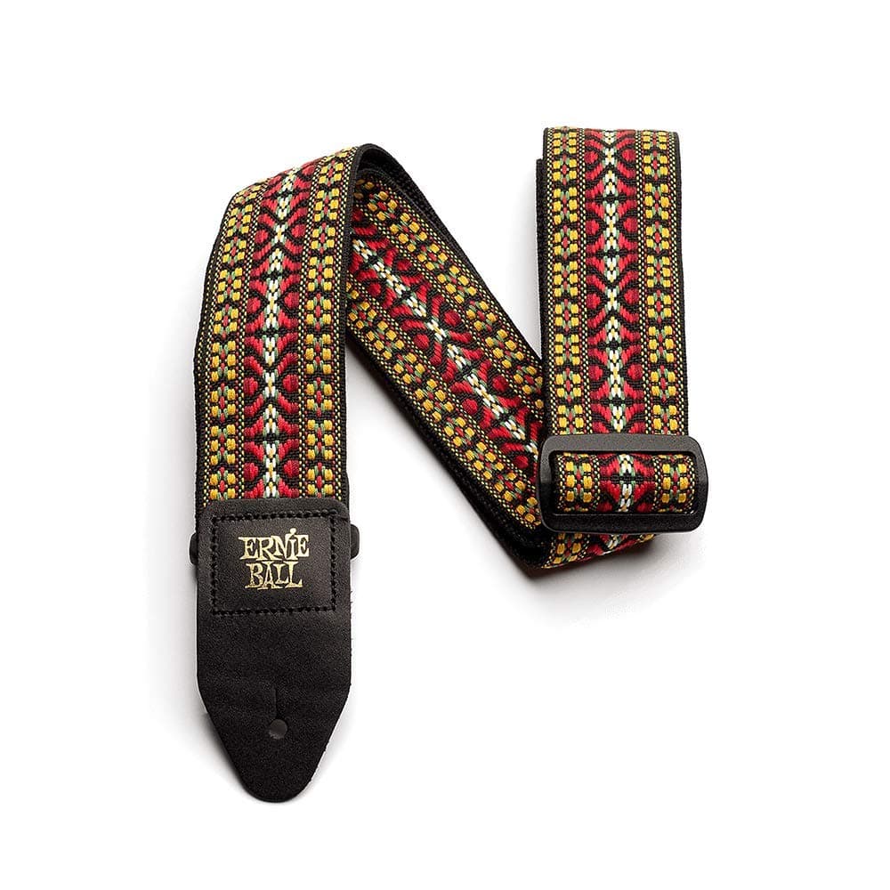 Ernie Ball Jacquard Guitar Strap - California Weave for Musicians - Stage Performances - Adjustable Width - P04092 - Professional Quality - Classic Design