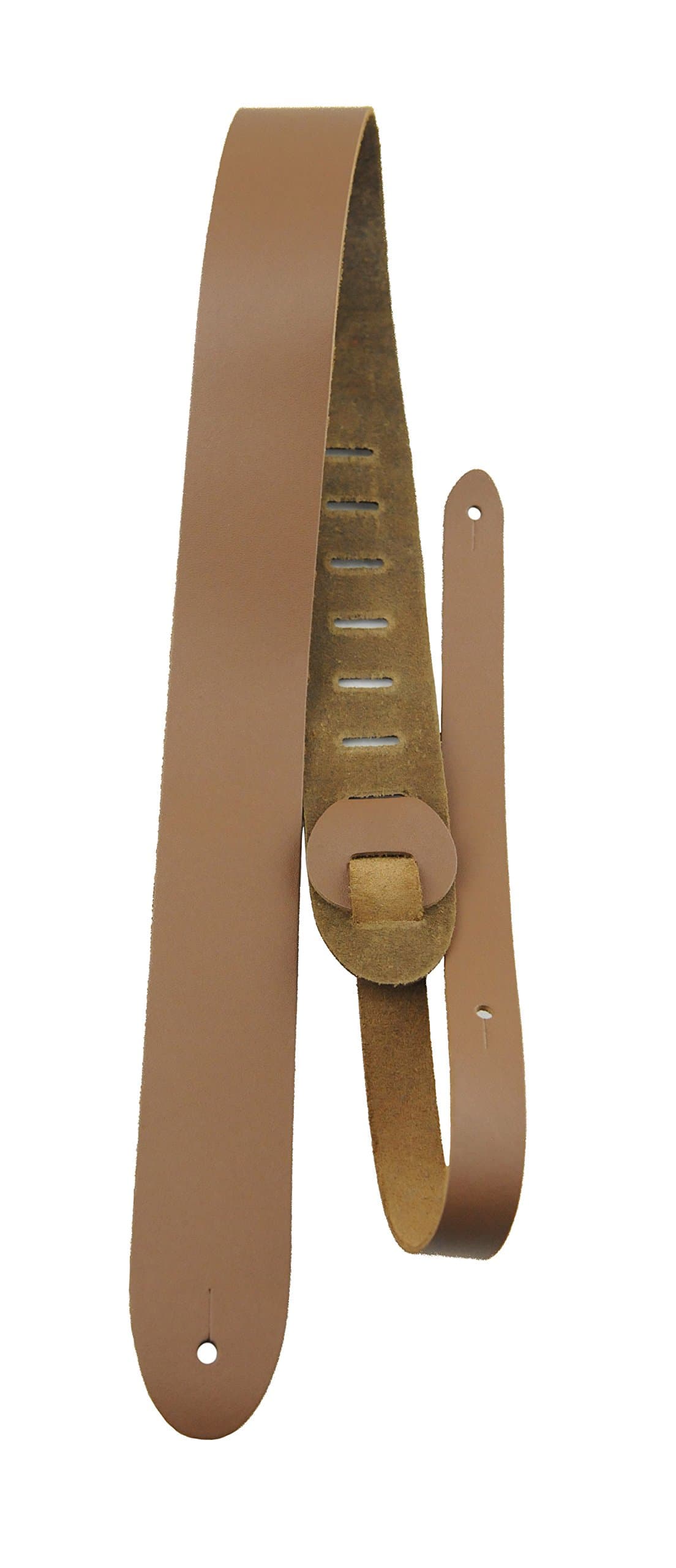 Adjustable Basic Leather Guitar Strap for Kids & Adults
