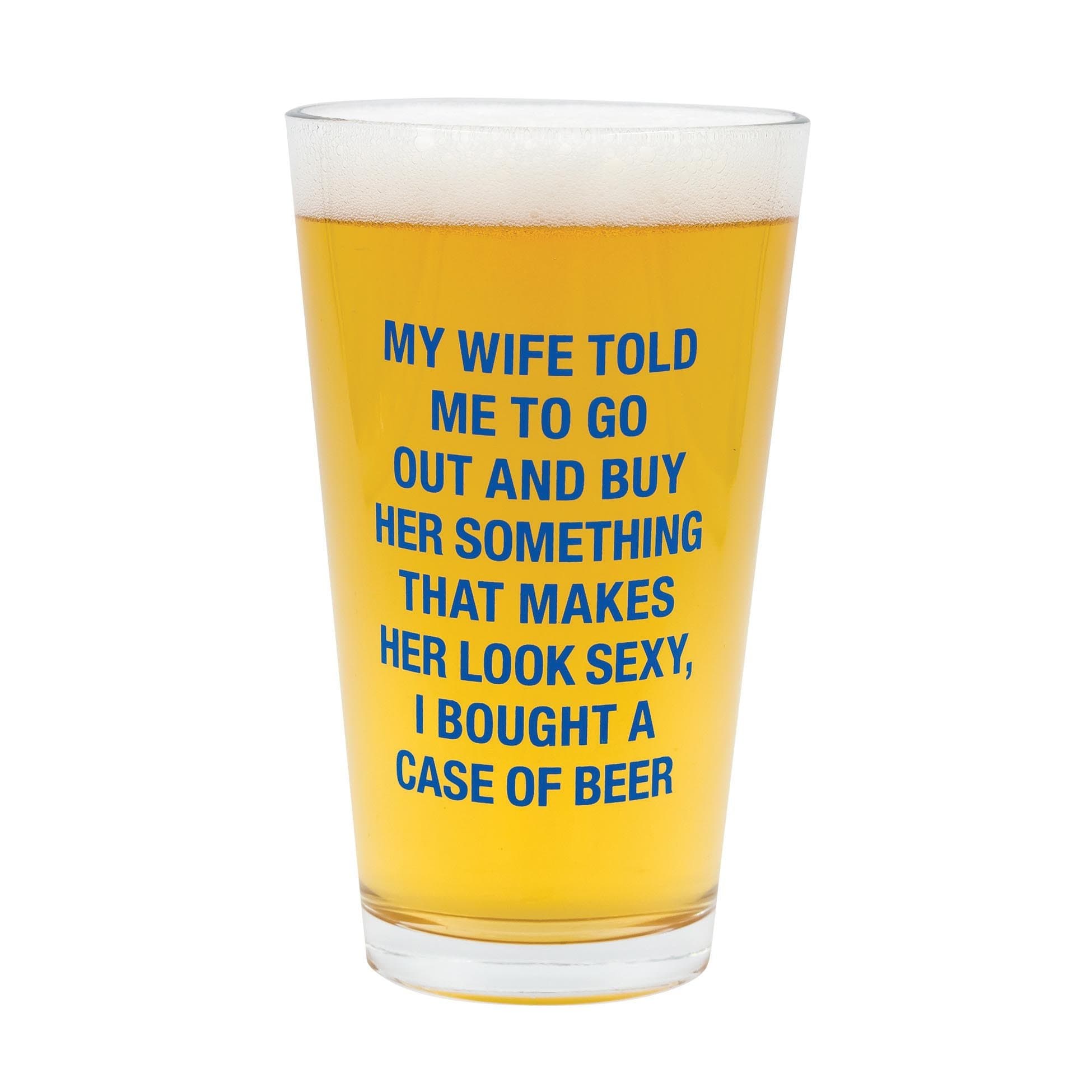 Face Designs Pint Glass Set - 16 oz, Clear