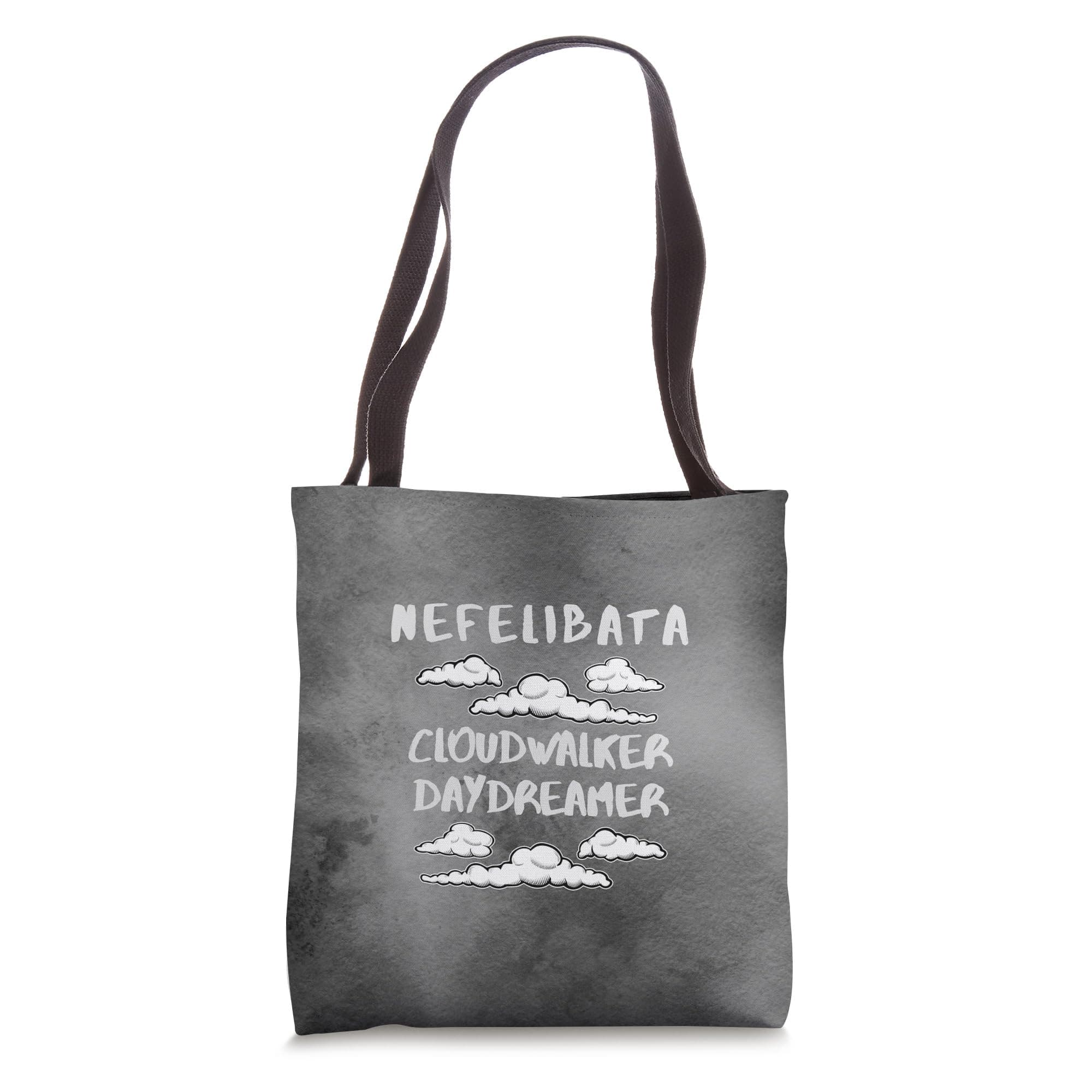 Nefelibata Cloudwalker Daydreamer Unique Word Definition Tote Bag