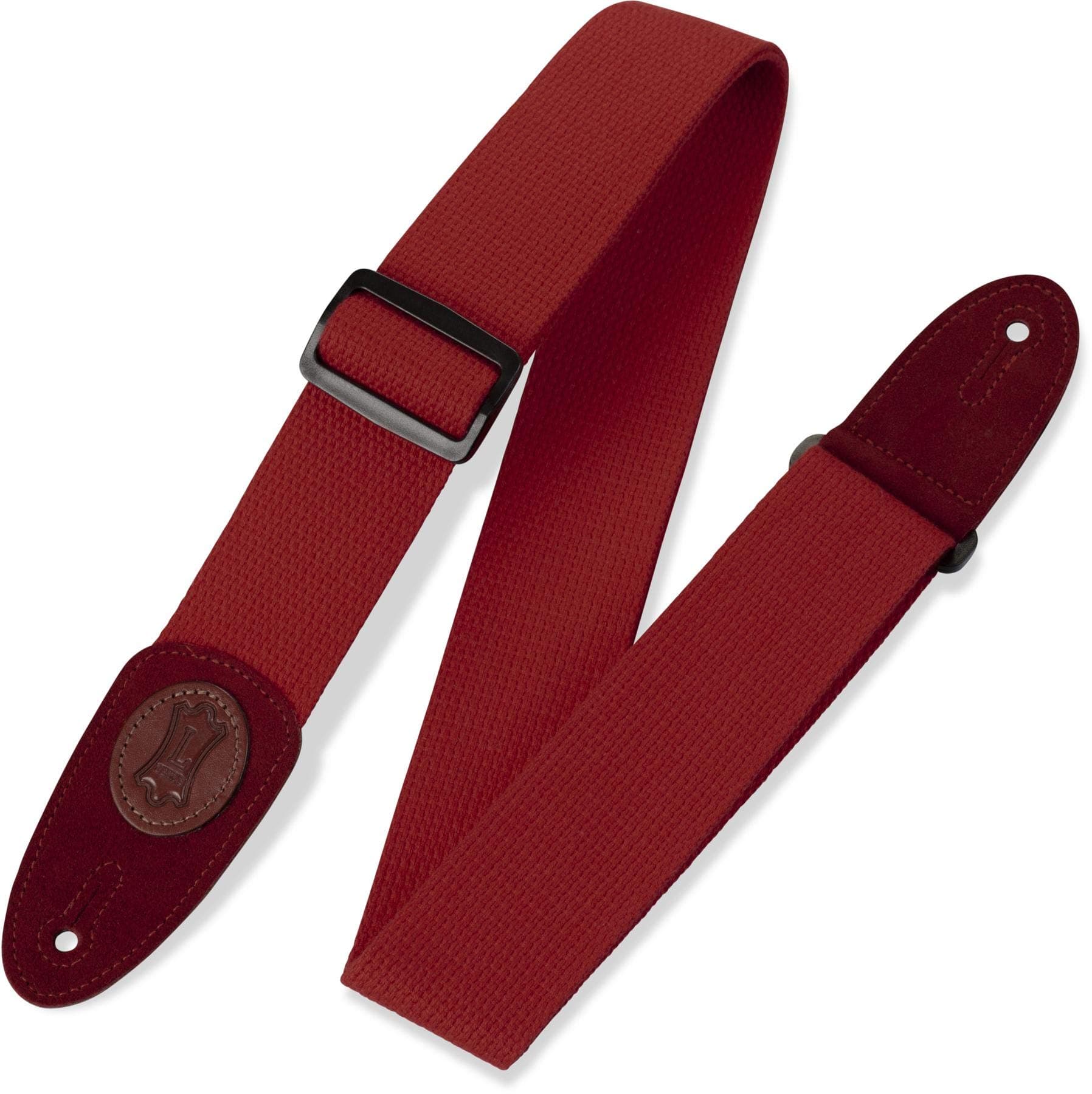 Levy's MSSC8-RED 2" Red Cotton Guitar Strap