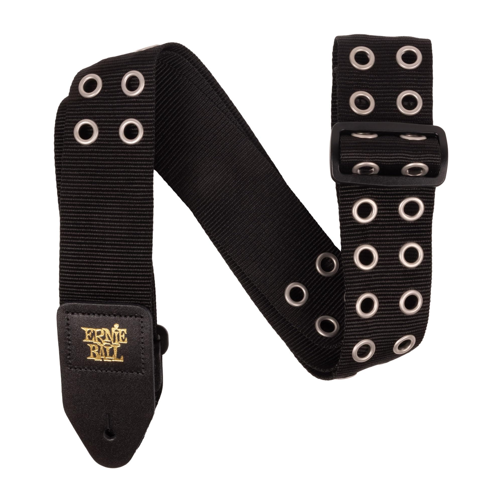 Ernie Ball Hole Lotta Metal Silver Guitar/Bass Strap