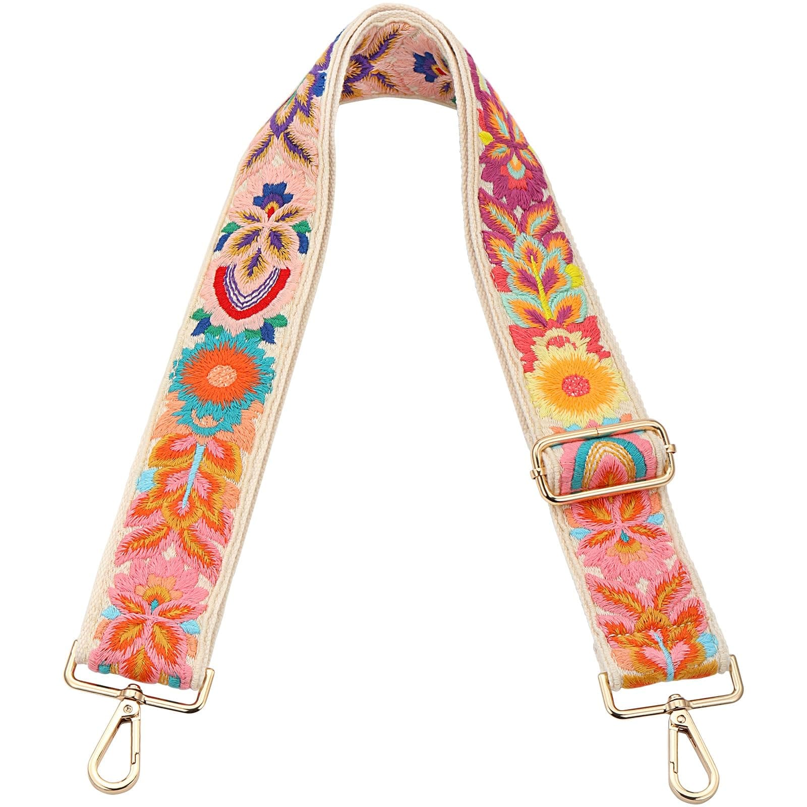 MIRIFRIGE Crochet Flower Purse Strap Shoulder Bag Replacement