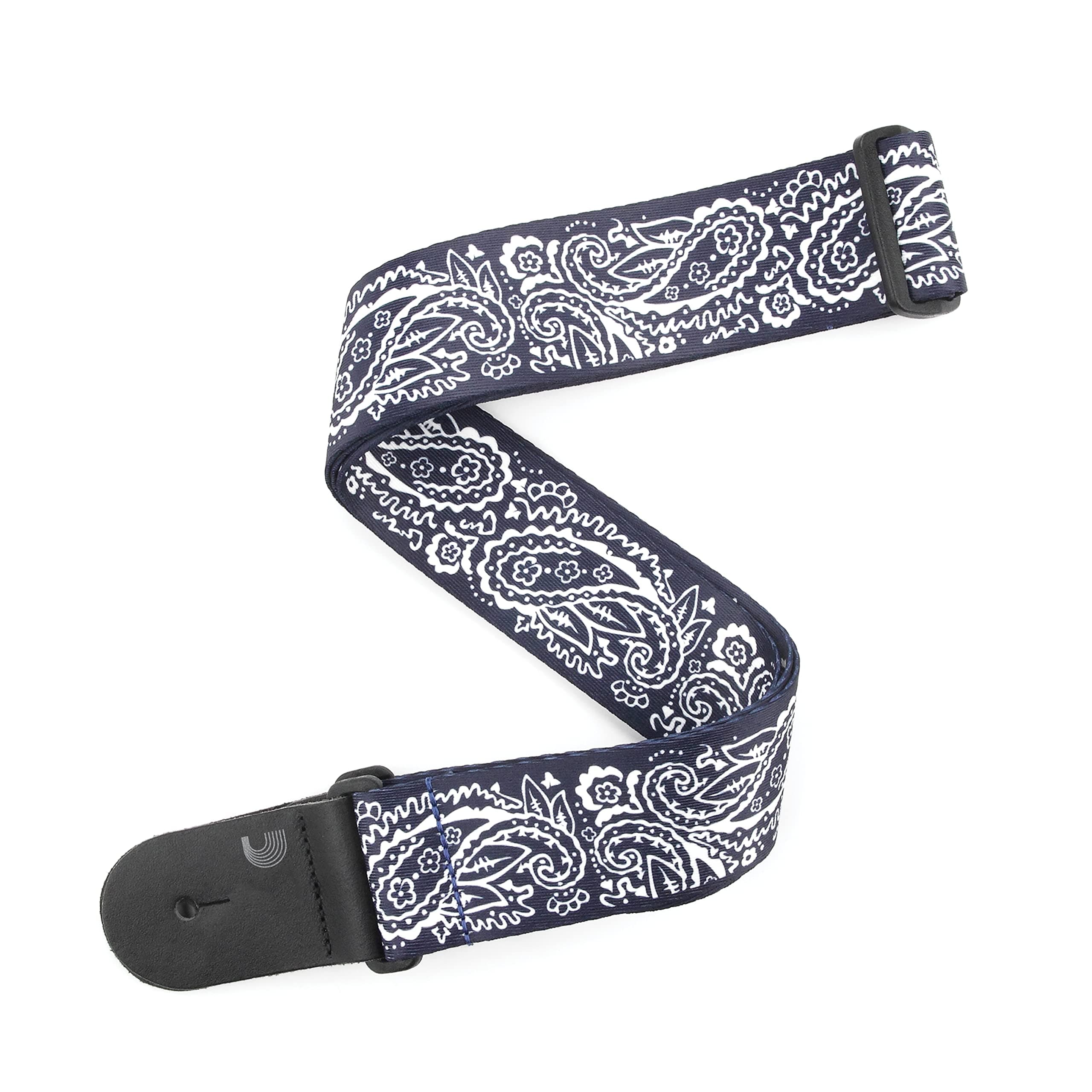 D'Addario Paisley Blue 2" Woven Strap for Electric, Acoustic, Bass
