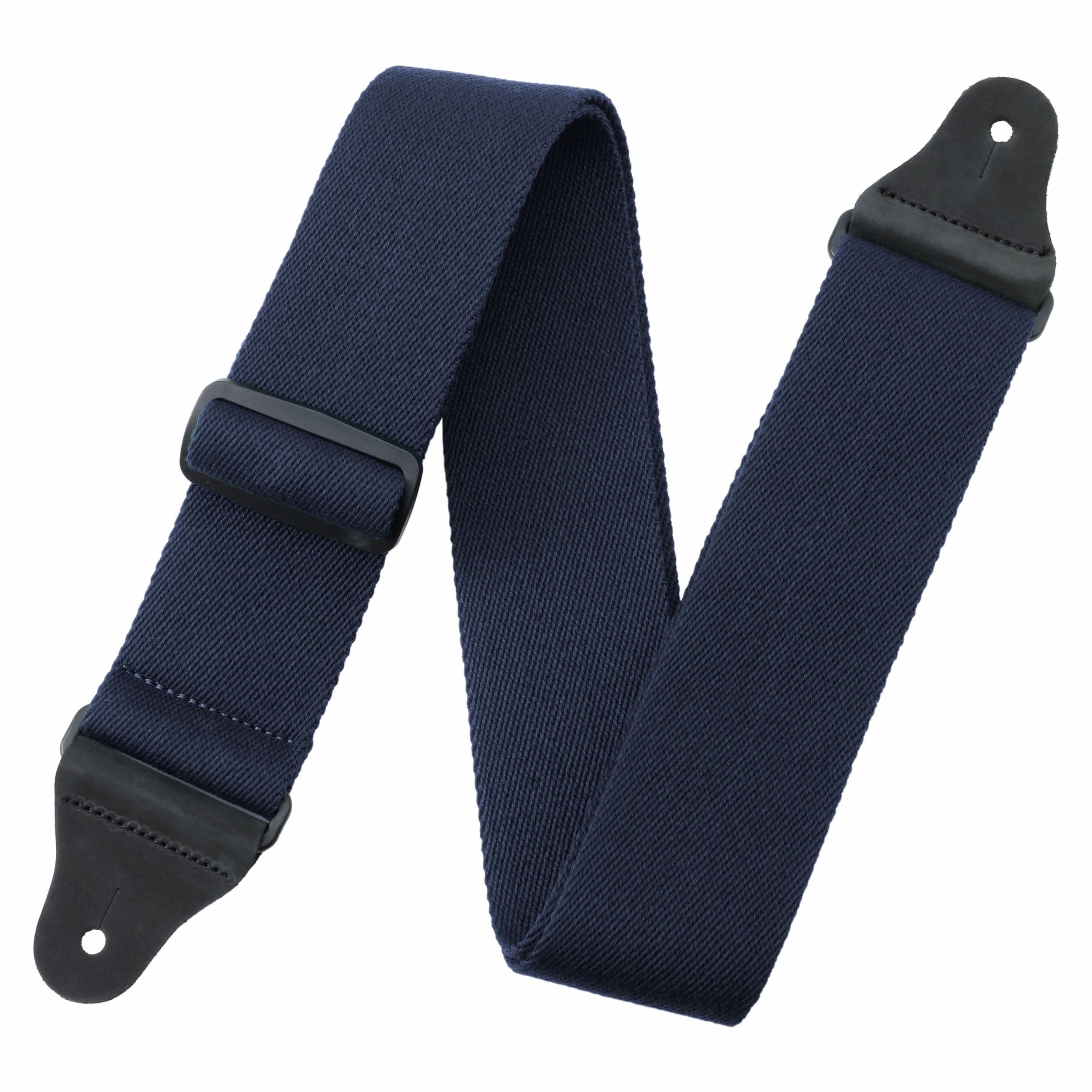 Thickened Cotton Guitar Strap for Bass, Electric & Acoustic - Deep Sea Blue