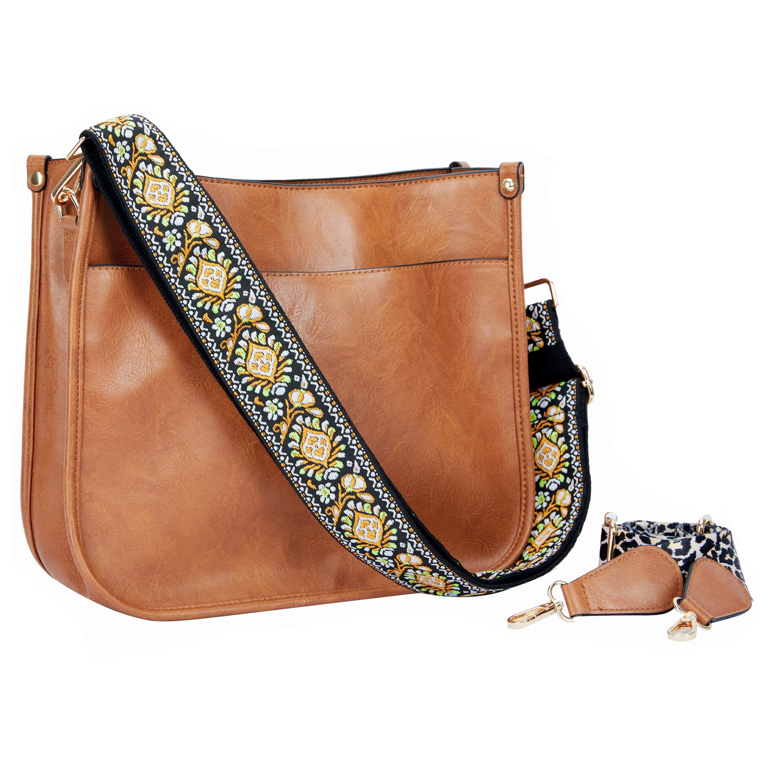 Erideno Vegan Leather Crossbody Bag for Women
