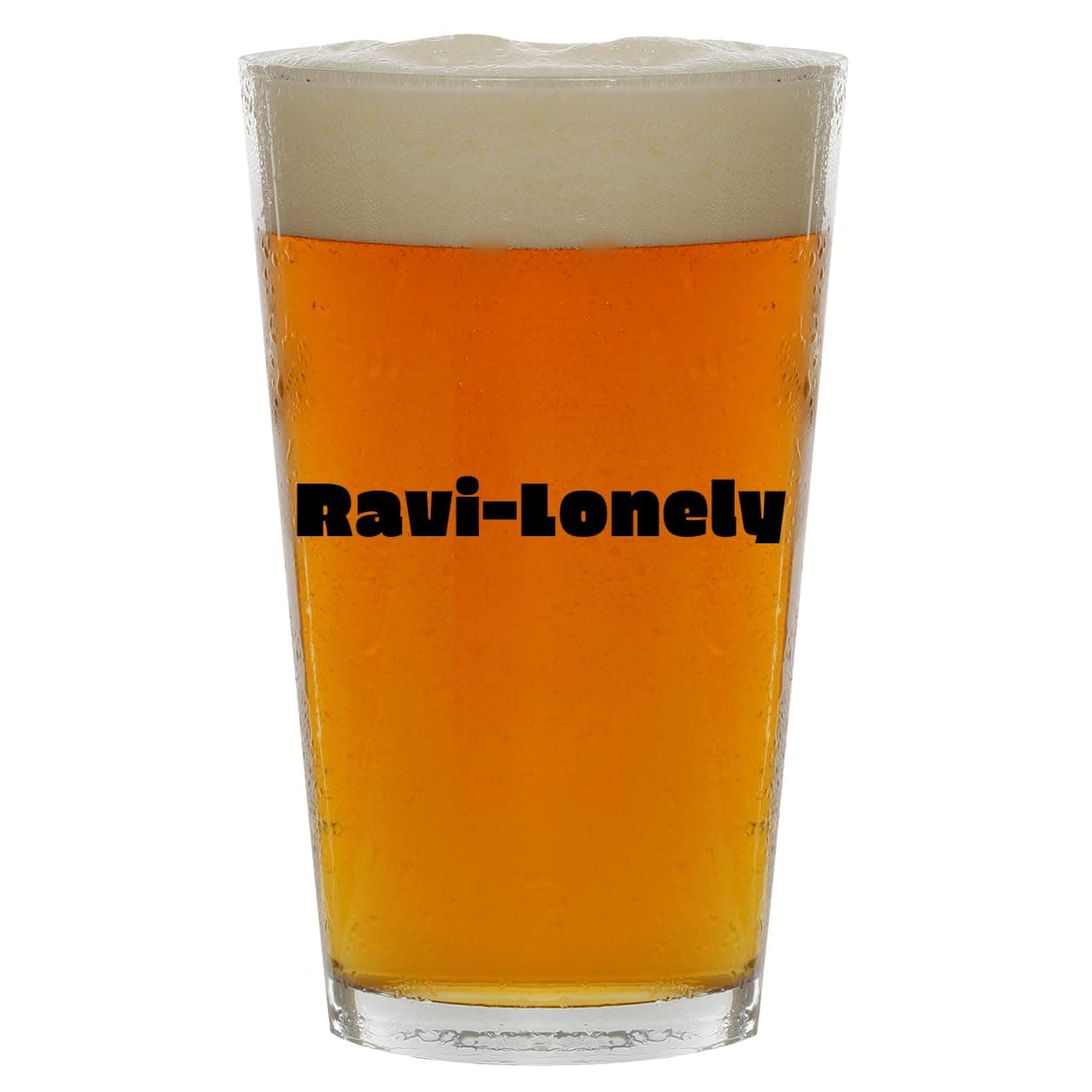 Ravi Lonley 16oz Beer Pint Glass Cup