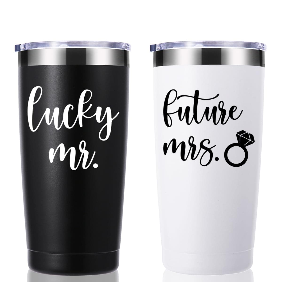Future Mrs 20 OZ Tumbler Wedding Gifts for Couples Bride Groom.