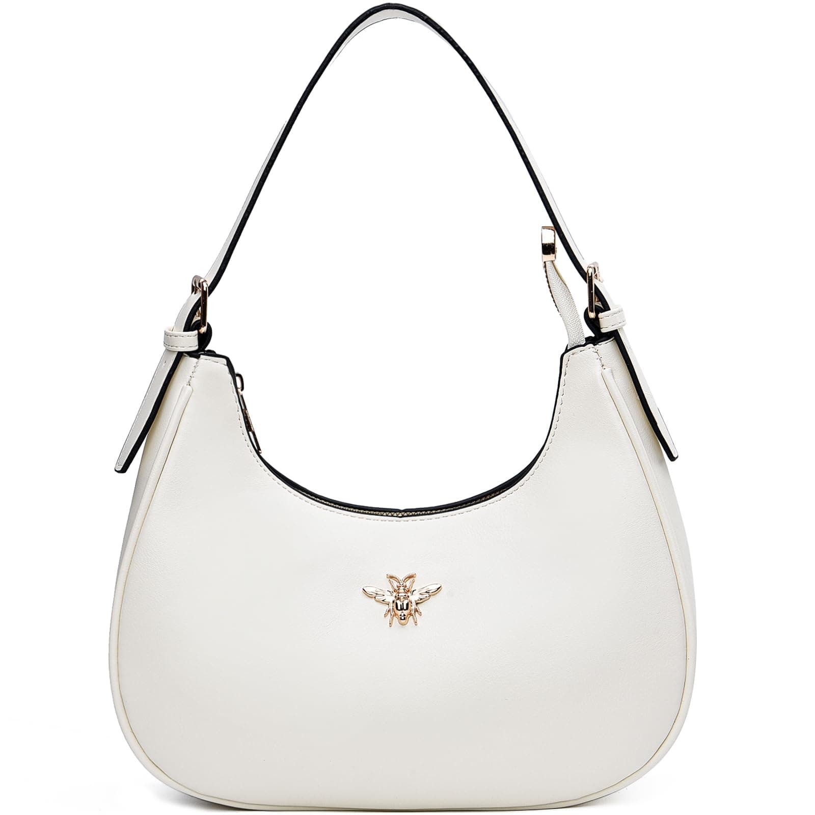 CROJUYI Small Crescent Shoulder Purse for Women