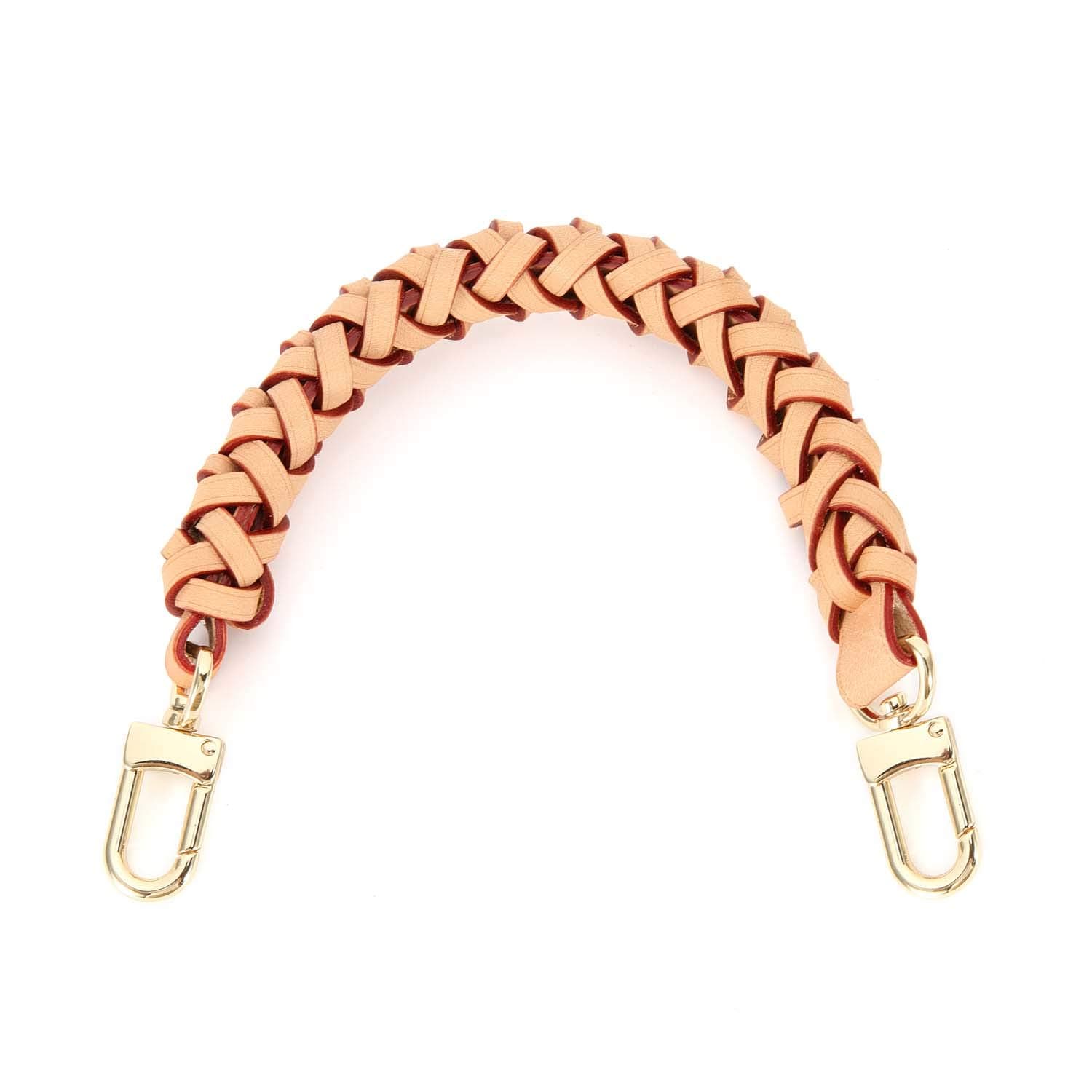 OULARIO Genuine Leather Braided Handle for Neonoe Metis Noe BB NM Beaubourg Hobo
