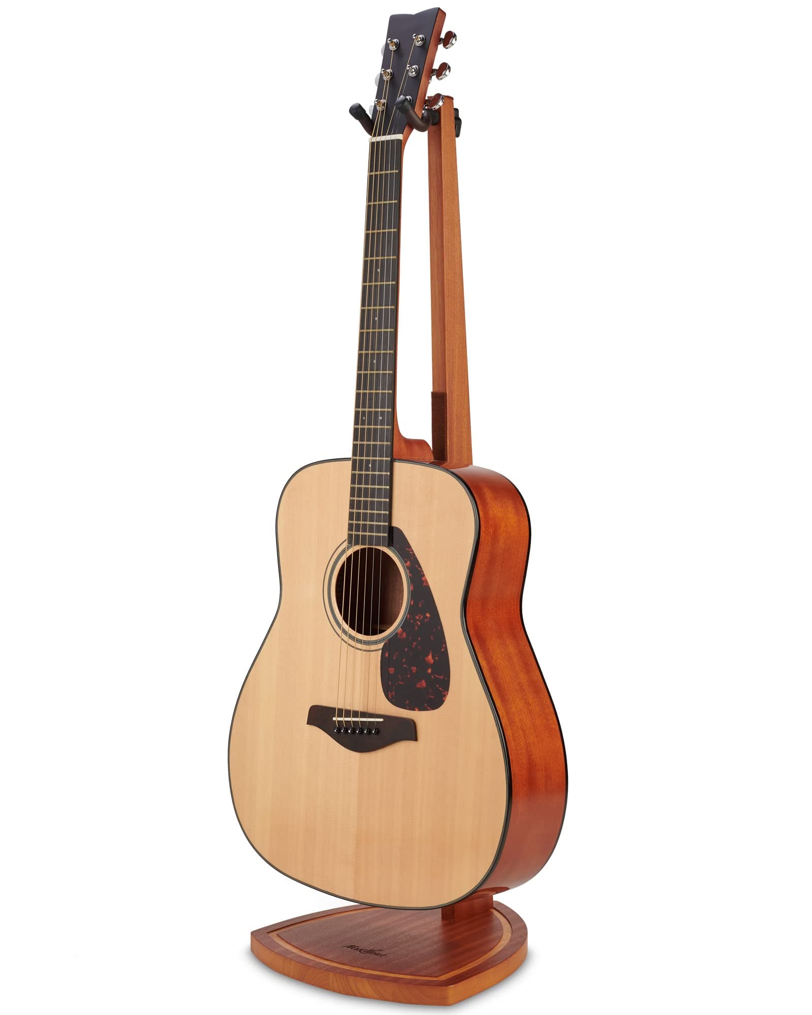 Mahogany Wood Guitar Stand for Home and Studio