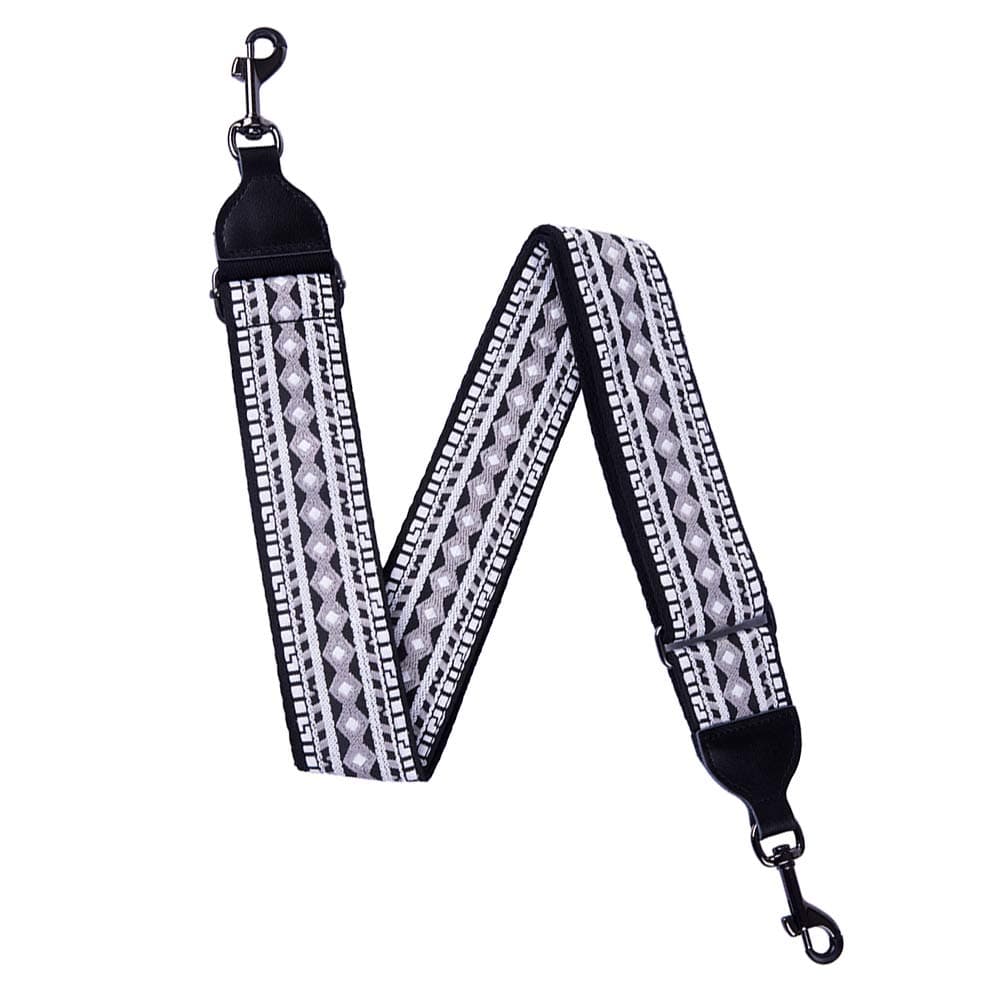 Jacquard Woven Cotton Banjo Strap, Adjustable Fit, Metal Clip Hooks, 5 cm Wide