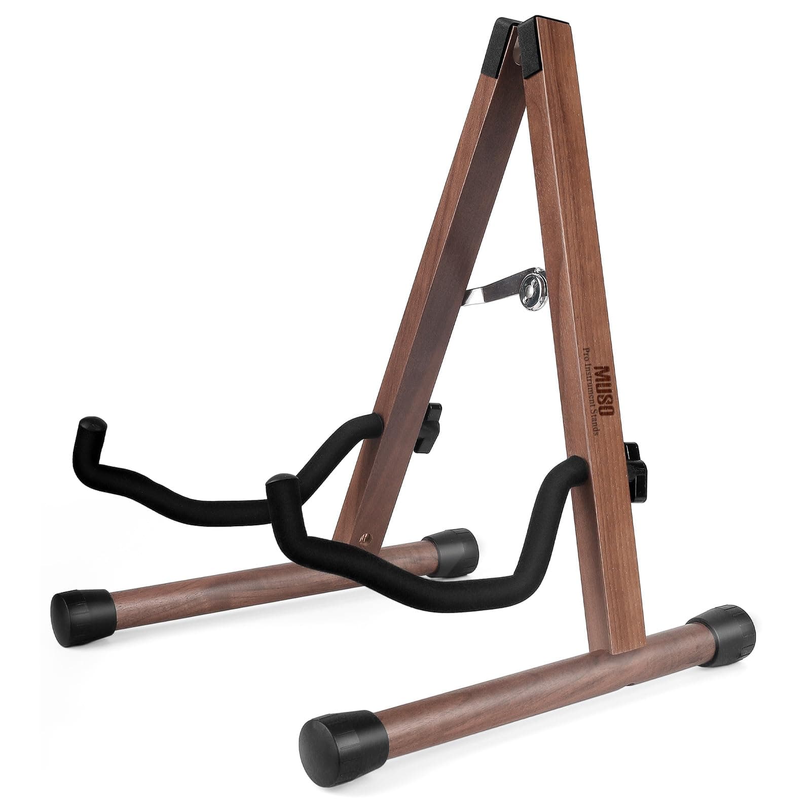 MUSO America Black Walnut Guitar Bass Ukulele Banjo Mandolin Stand