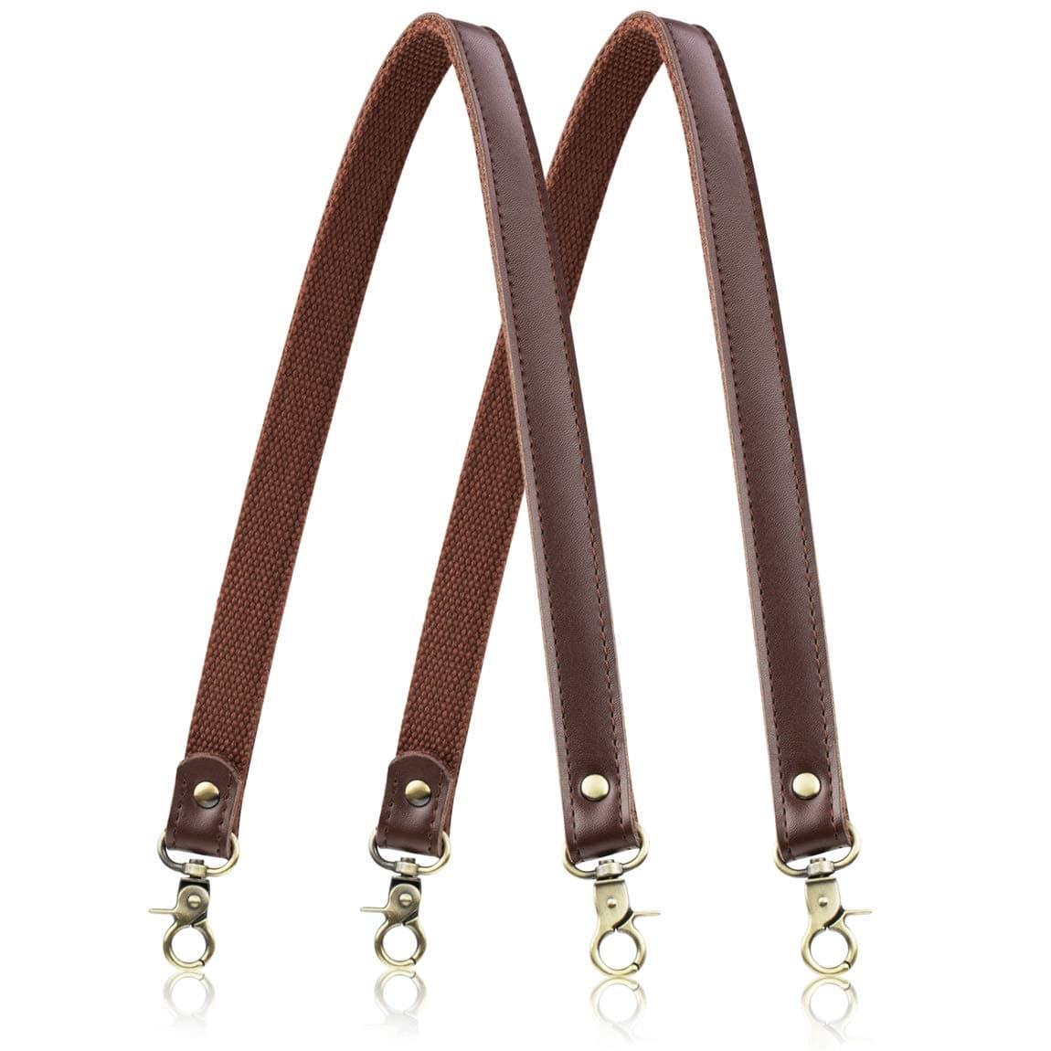 A Allzedream Genuine Leather Handbag Shoulder Strap & Replacement Purse 2 Pack
