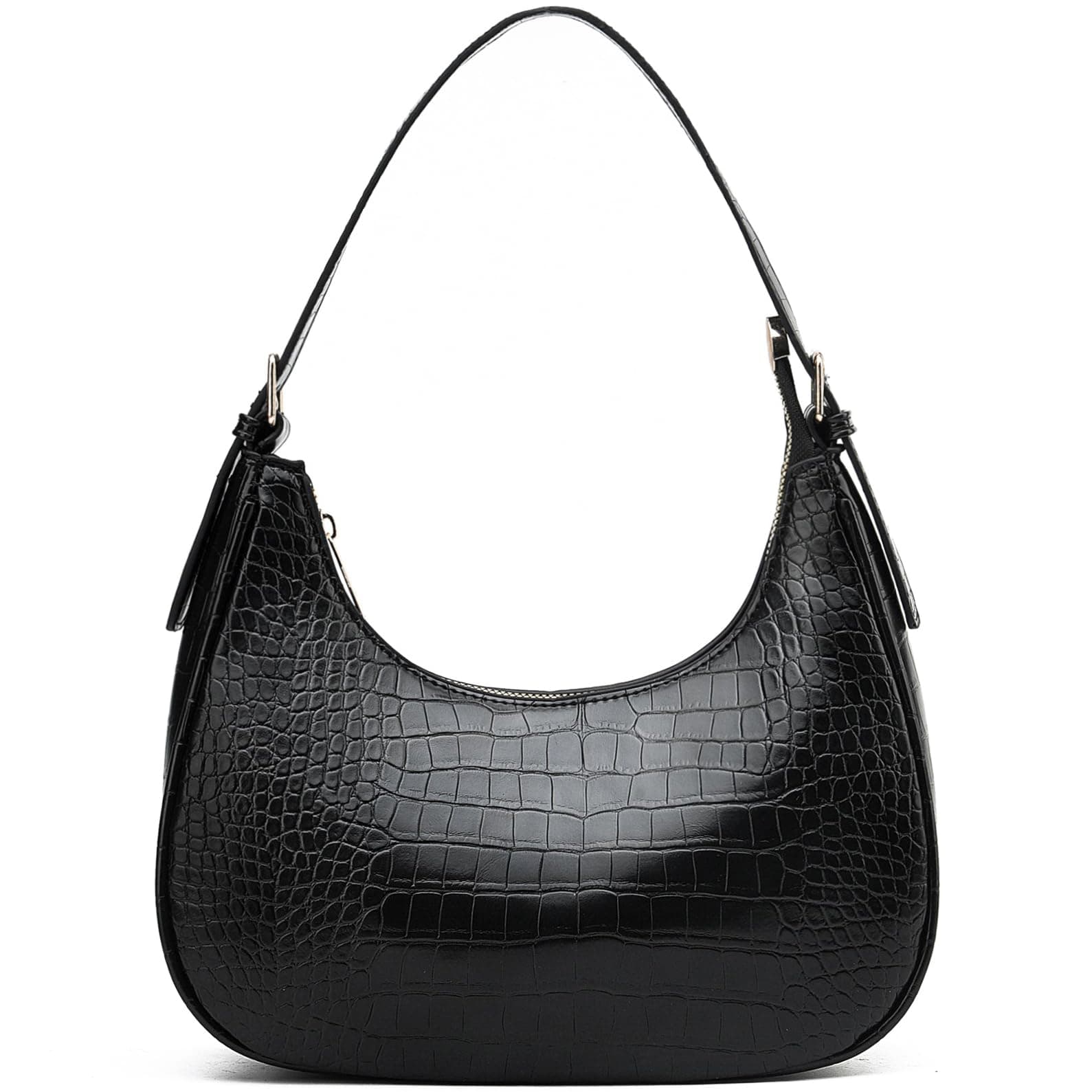 CROJUYI Small Crescent Shoulder Clutch Hobo Tote Purse for Women