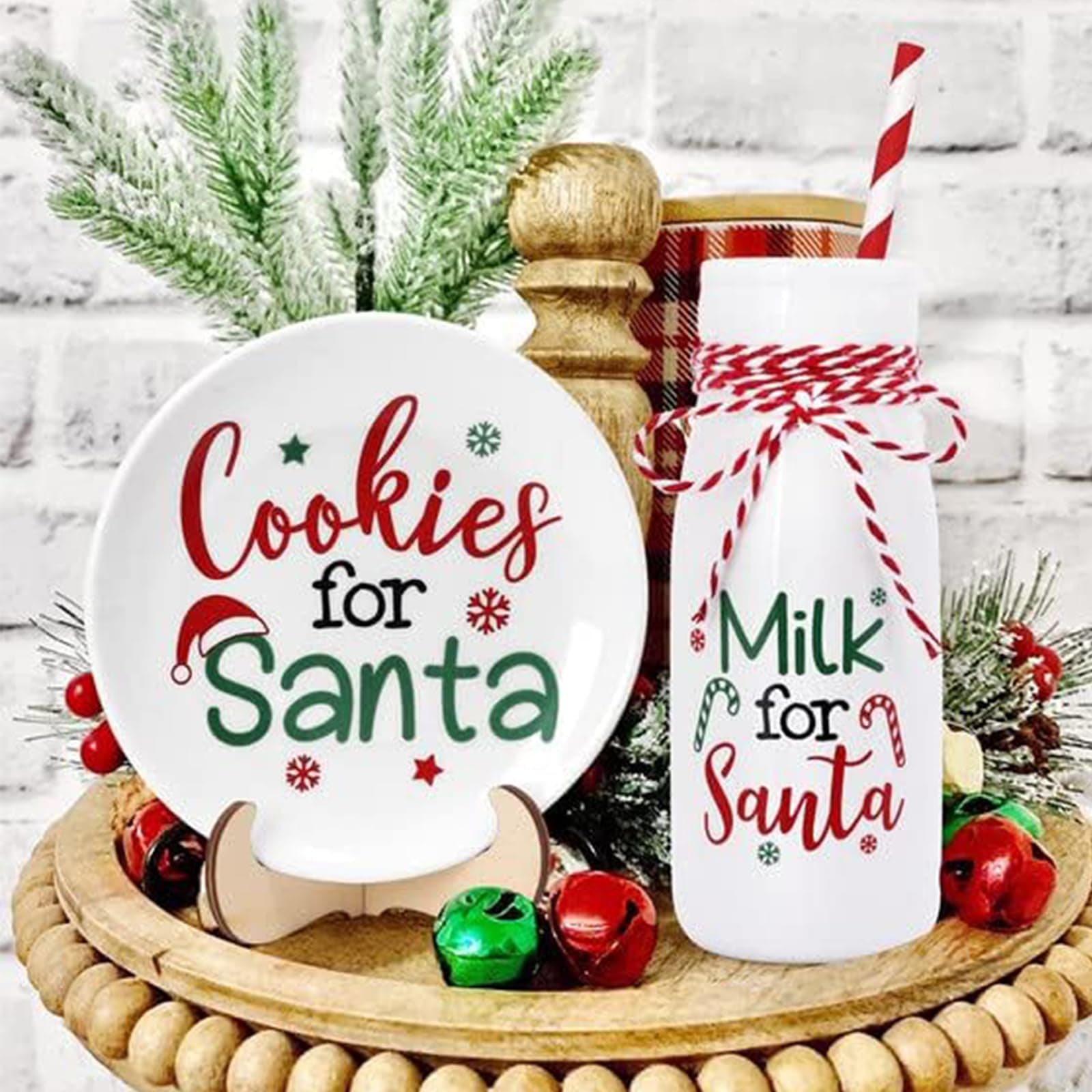 Christmas Tiered Tray Decor for Young Children and New Parents