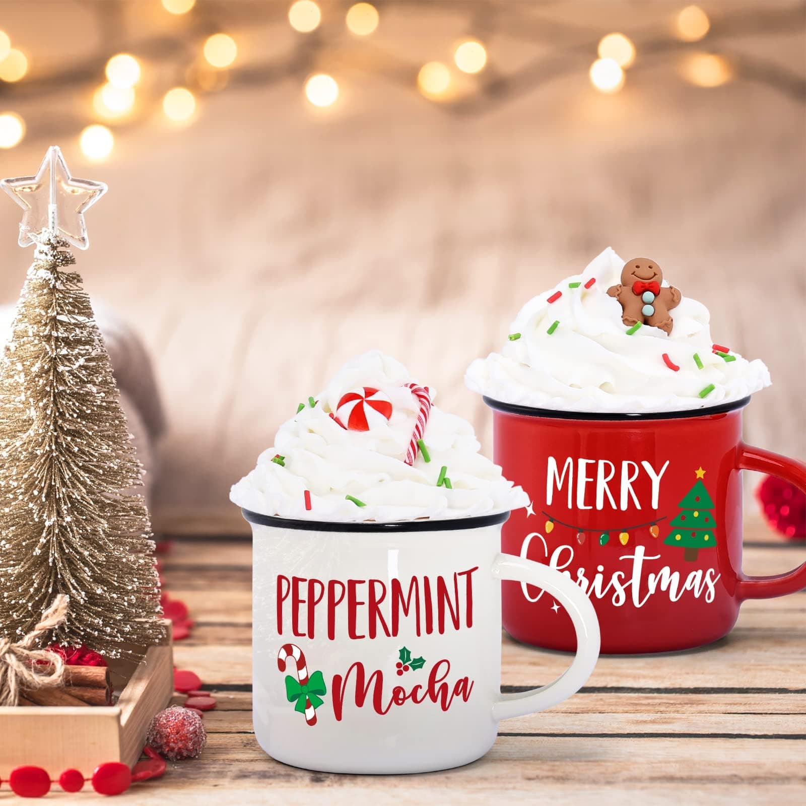 Festive Christmas Tiered Tray Decor for Women