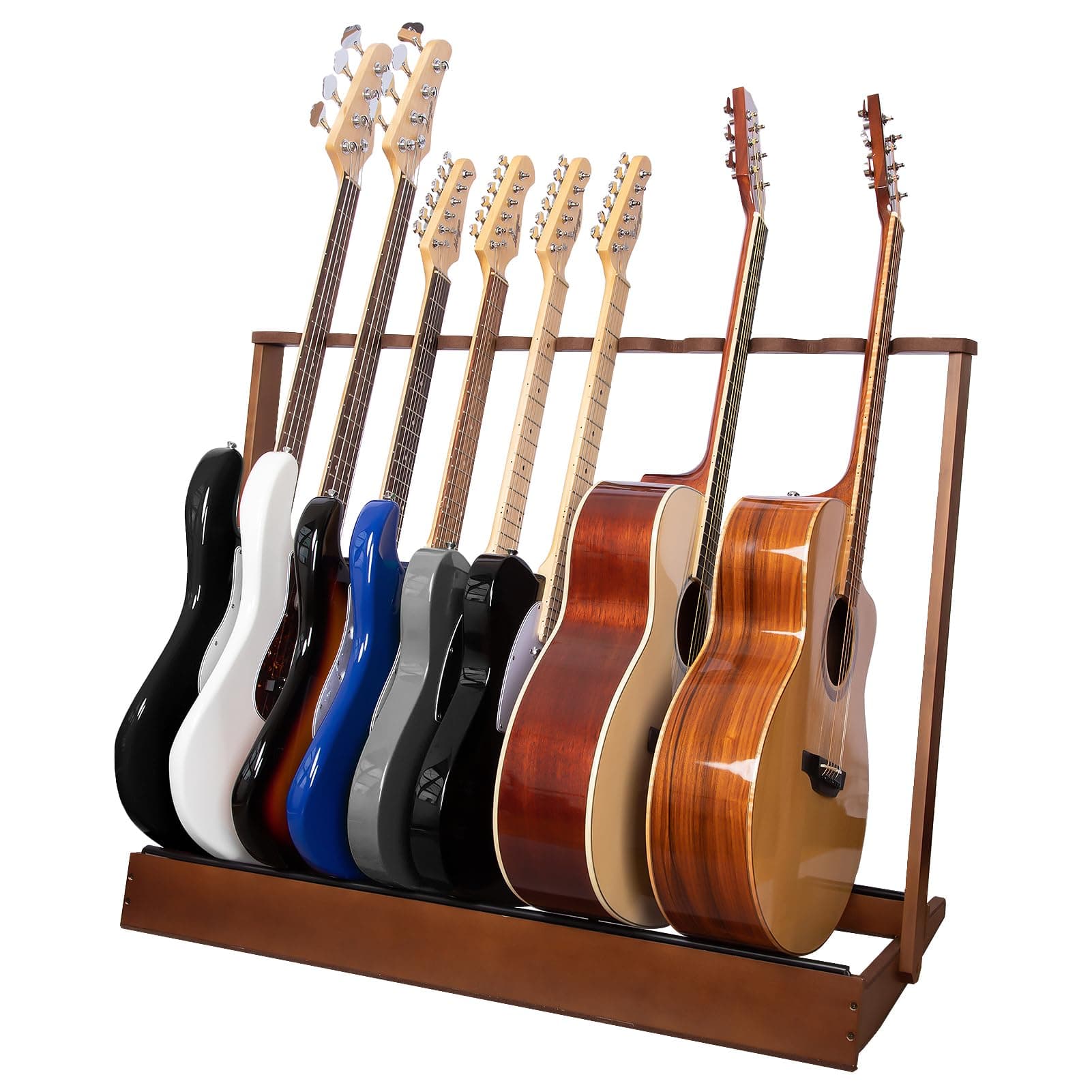 STRICH SMT-20 Multi-Guitar Rack Stand, Holds 10 Electric Bass or 5 Acoustic Guitars