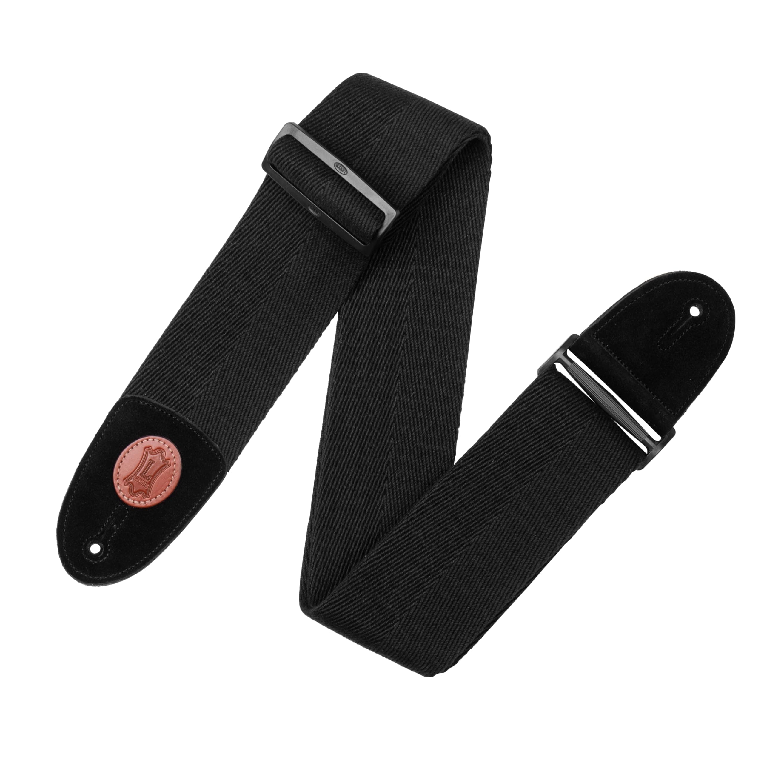 Levy's Leathers Black Bass Guitar Strap