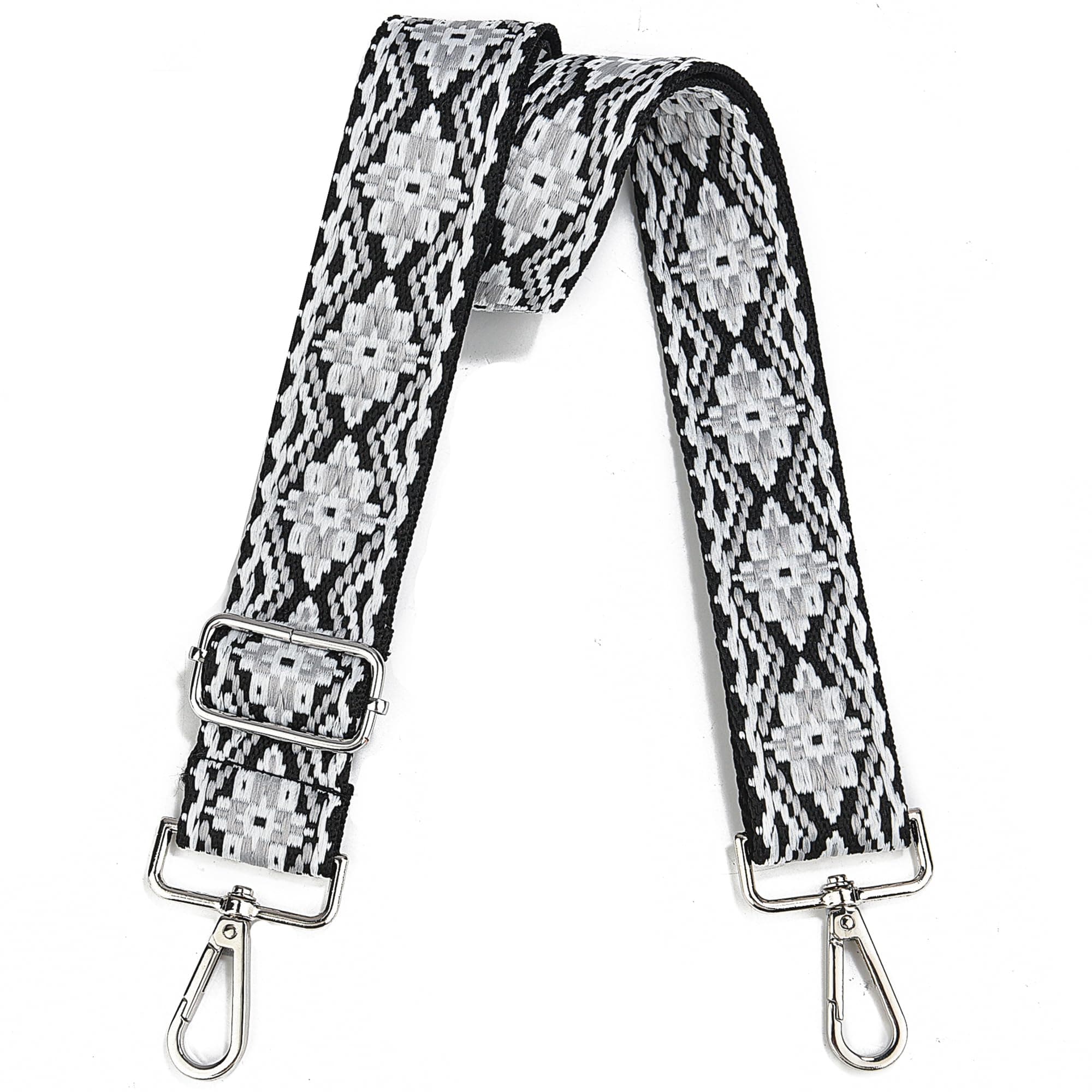 LVYOUME Crossbody Bag - Wide Strap Silver Hardware Shoulder Strap Replacement