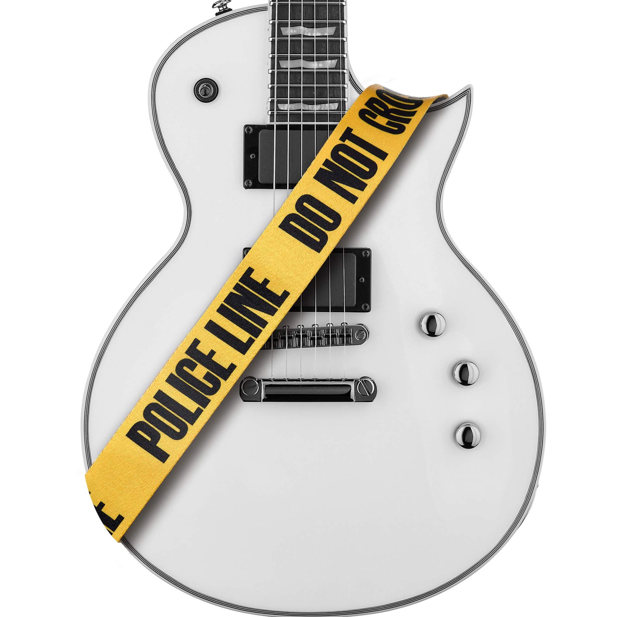 Amumu Acoustic & Electric Guitar Strap with Police Print