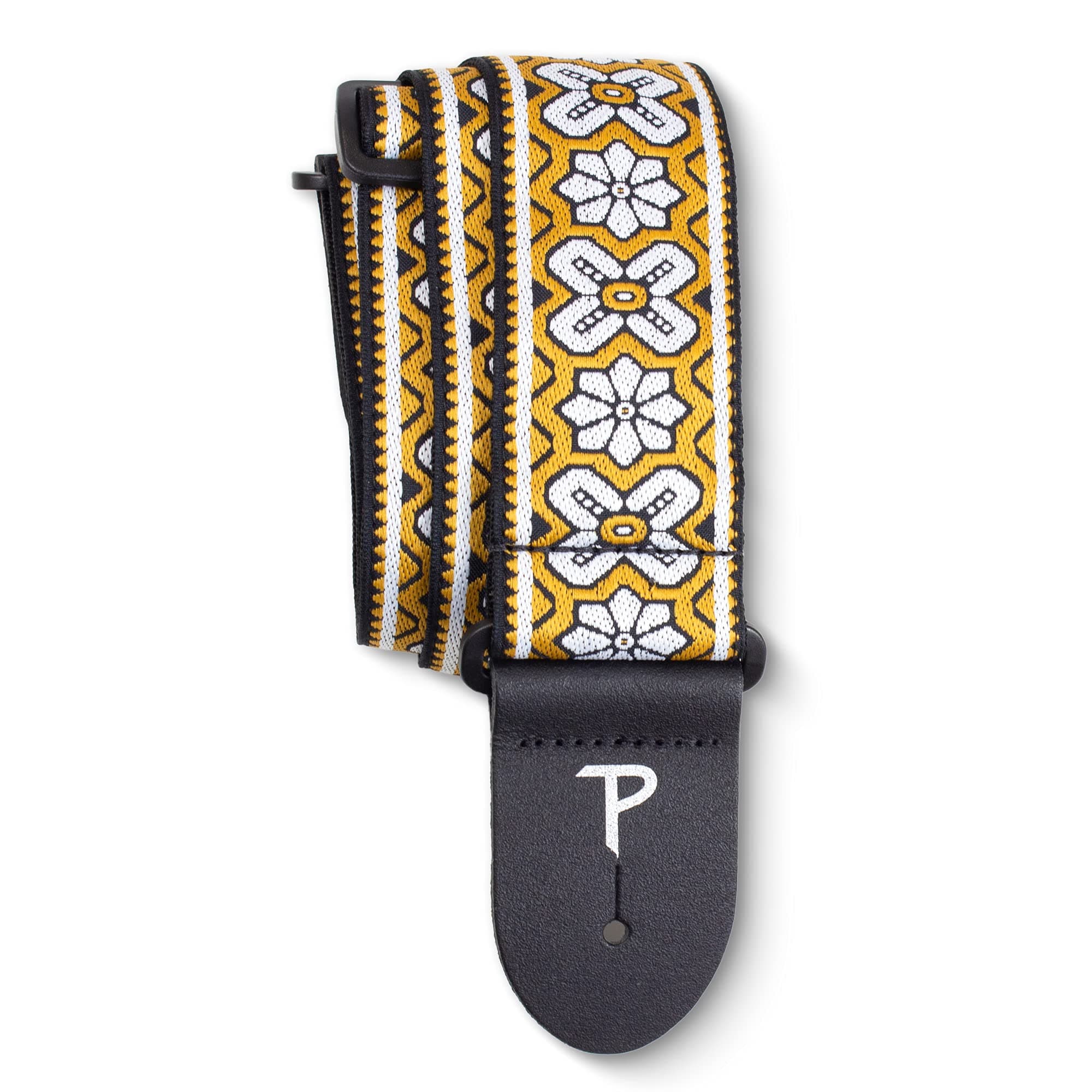 Perri’s Leathers Ltd. Jacquard Guitar Strap - Adjustable for Acoustic, Bass & Electric Guitars - Made in Canada