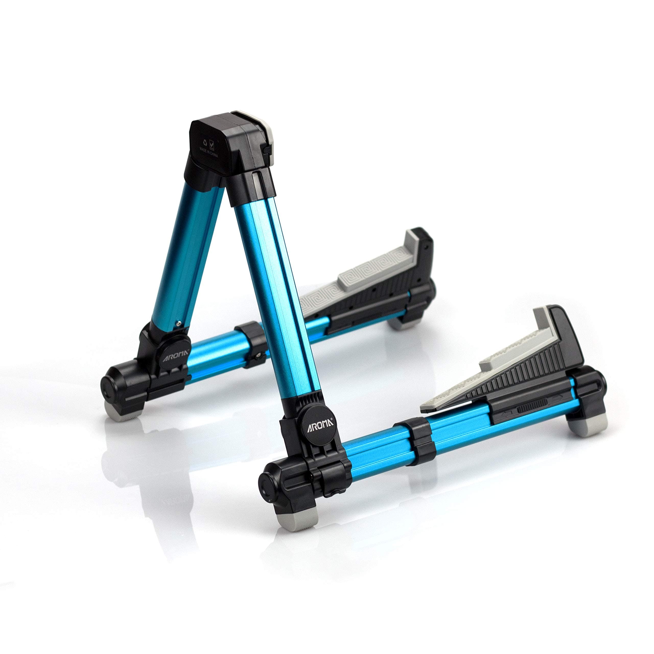Adjustable Foldable Guitar Stand for Classical, Acoustic, Electric Guitars, Bass, and Ukulele - Ideal for Stage and Home Use