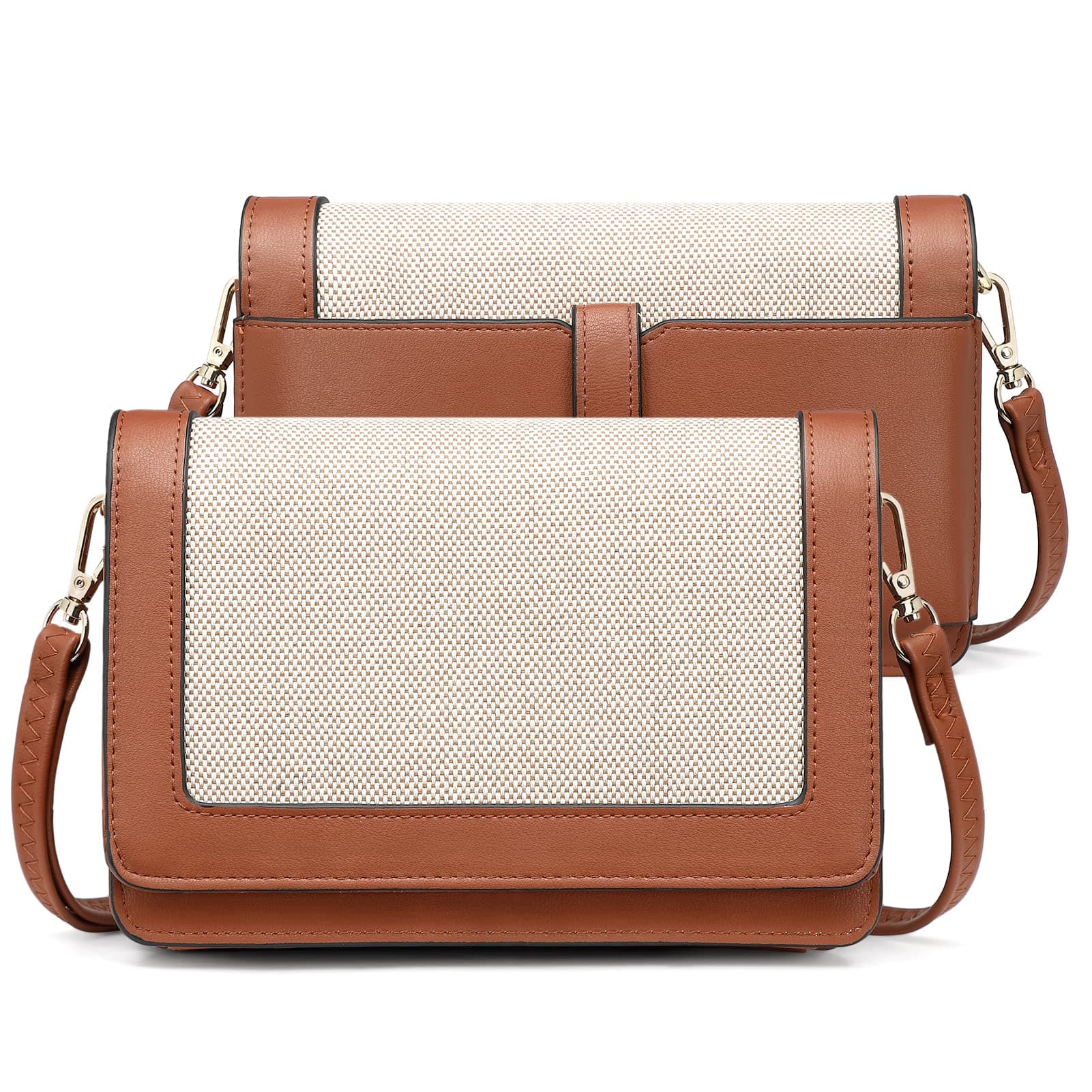BROMEN Women's Crossbody Bag: Small Cell Phone Wristlet Wallet Clutch