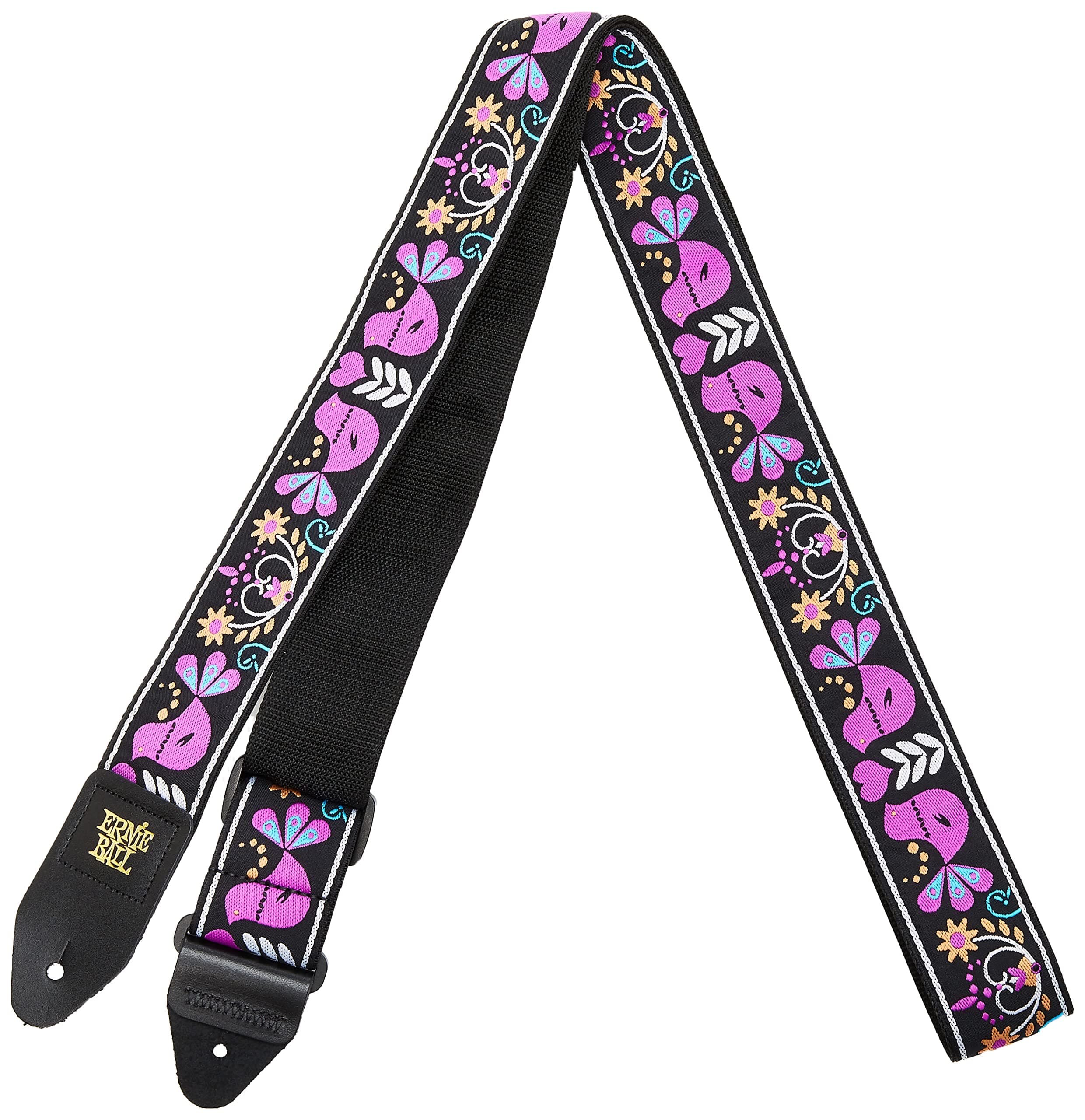 Ernie Ball Purple Bird Lupin Jacquard Guitar Strap