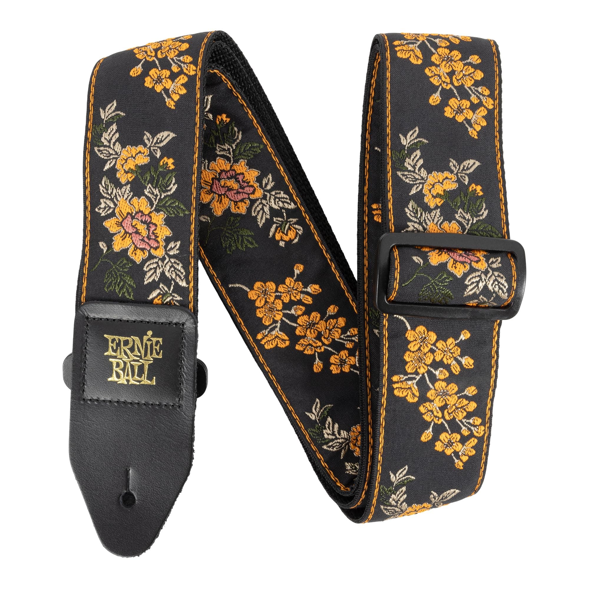 Ernie Ball Guitar Strap Black 43" Classic Strap